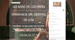 Desktop Screenshot of lesbainsdecleopatre.com